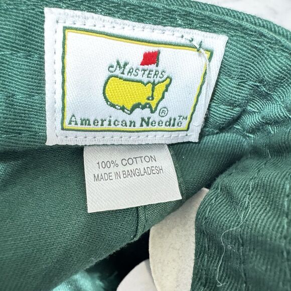 Masters Golf Hat Cap Green Adjustable Strap 2014 New Old Stock One Size Men's - Picture 7 of 8